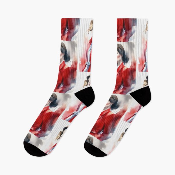 Item preview, A Fashion Illustration in Crimson and Blue designed and sold by KilianSzmid.