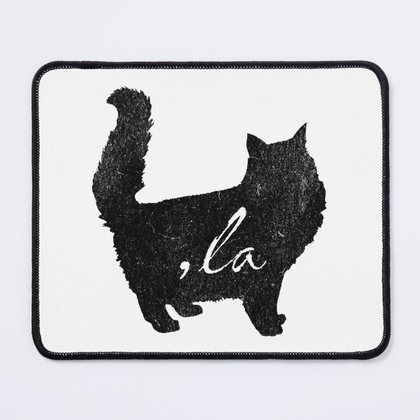 Item preview, Black Cat Silhouette With Quotes From 2024 Election -,la / Comma la / Kamala / Kamala Harris designed and sold by franzandsabina.