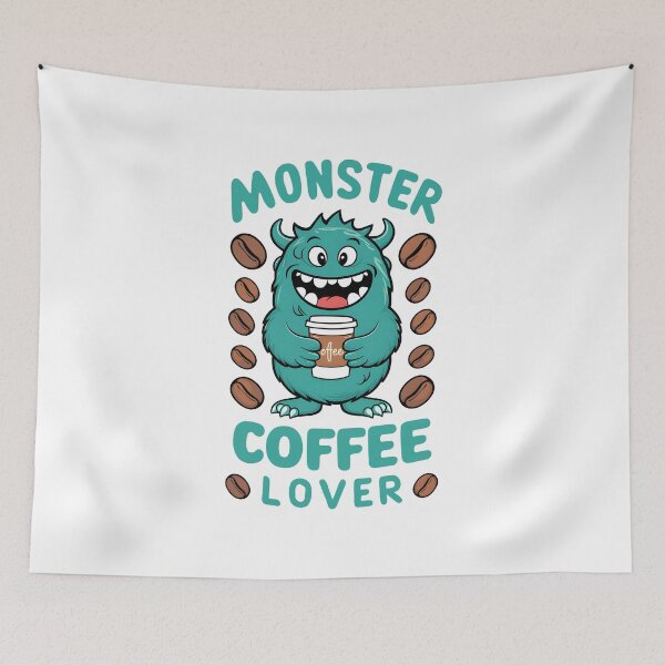 Item preview, Monster Coffee Lover designed and sold by Dazzle-Sizzle.