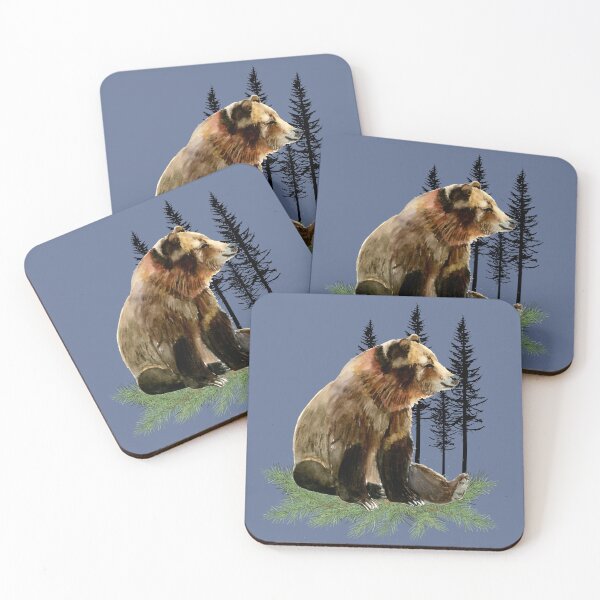 Item preview, Bear in Pine Trees designed and sold by cklarer.