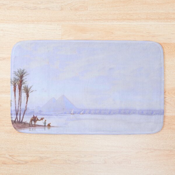 Item preview, Pyramids of Giza Egypt Vintage Watercolor designed and sold by WillowNox7.
