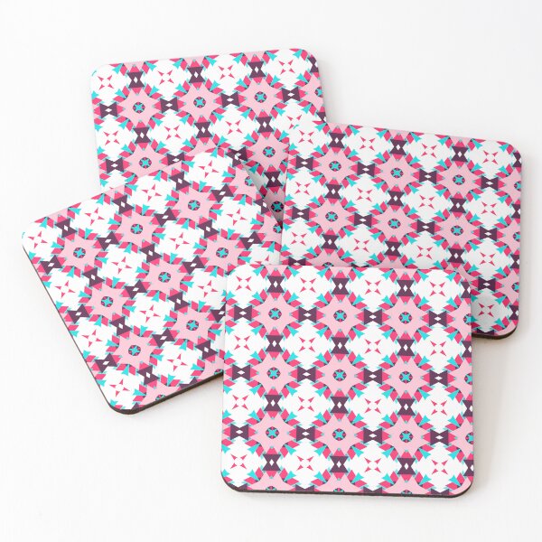 Item preview, Beautiful  Colorful Abstract Geomteric Pattern Pink designed and sold by RoyalStarsPatts.