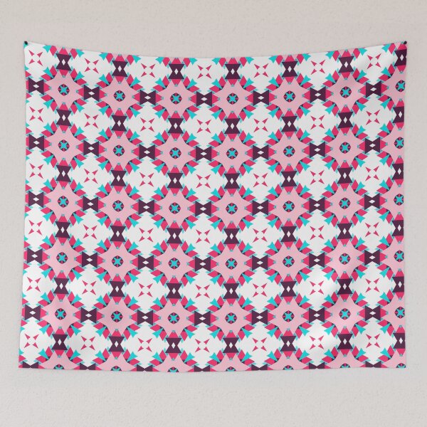 Item preview, Beautiful  Colorful Abstract Geomteric Pattern Pink designed and sold by RoyalStarsPatts.