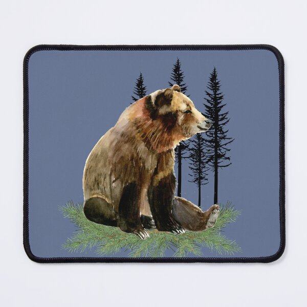 Item preview, Bear in Pine Trees designed and sold by cklarer.