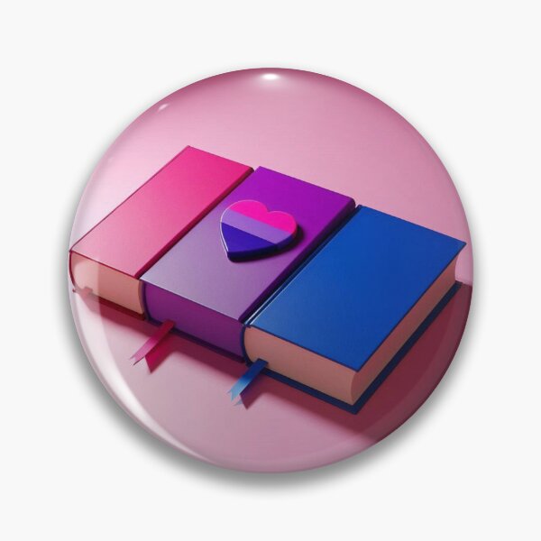 Item preview, Bi Pride Book Art designed and sold by KushBooksLLC.