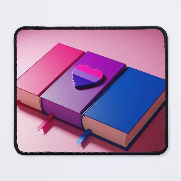 Item preview, Bi Pride Book Art designed and sold by KushBooksLLC.