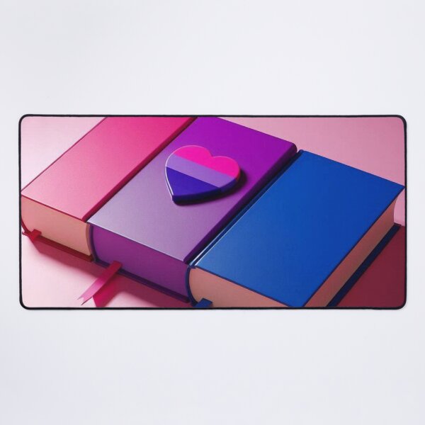 Item preview, Bi Pride Book Art designed and sold by KushBooksLLC.