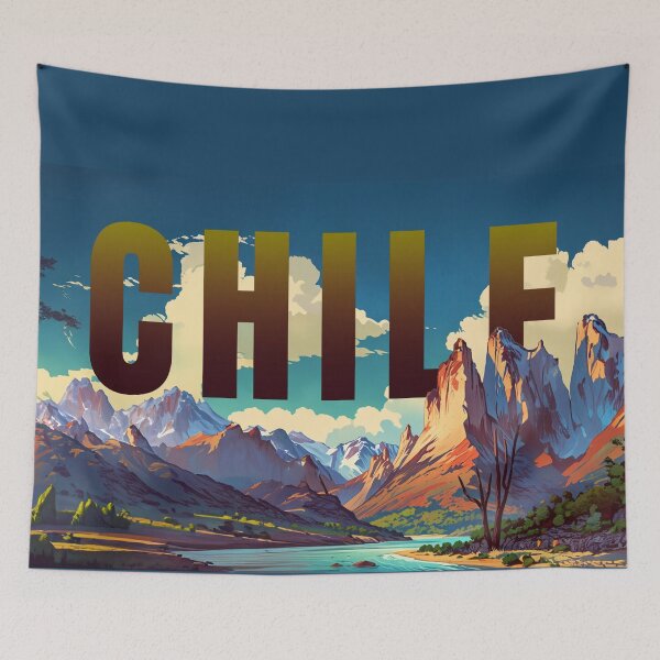 Item preview, CHILE PATAGONIA LANDSCAPE SOUTH AMERICAN PRIDE designed and sold by La Loca.