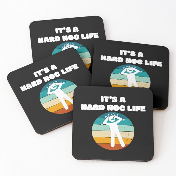 Item preview, Funny It's A Hard NOC Life Network Technical Engineer designed and sold by MagicSD Designs.