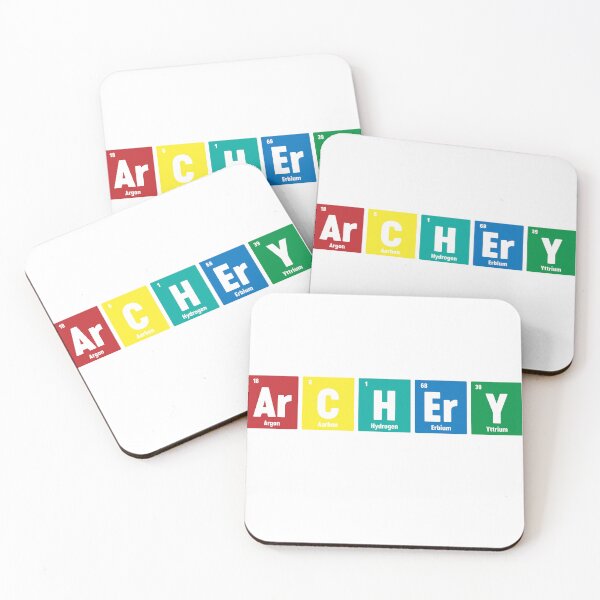Item preview, Archery Periodic Table Archery Chemistry Archer Coach Player designed and sold by farhanhafeez.