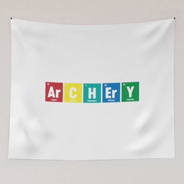 Item preview, Archery Periodic Table Archery Chemistry Archer Coach Player designed and sold by farhanhafeez.