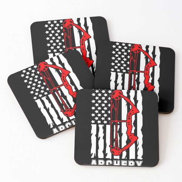 Item preview, Archery USA Flag Bow Archer Bowman Archery Coach Player designed and sold by farhanhafeez.