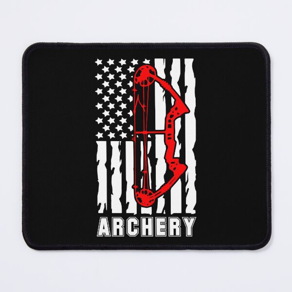 Item preview, Archery USA Flag Bow Archer Bowman Archery Coach Player designed and sold by farhanhafeez.