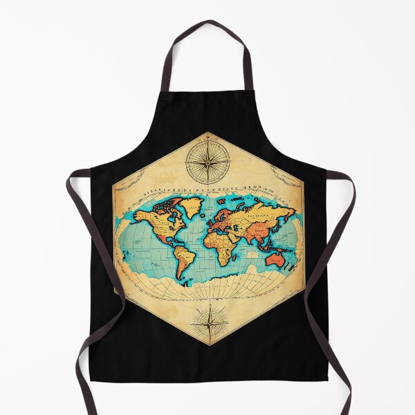 Item preview, Retro World Map designed and sold by AbsoluteA.