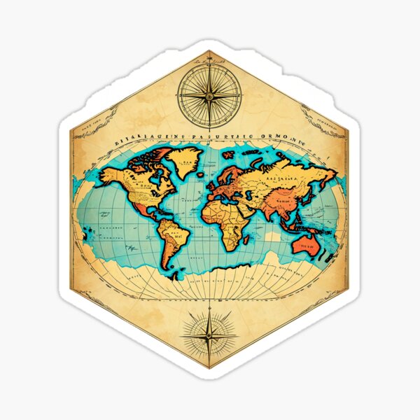 Item preview, Retro World Map designed and sold by AbsoluteA.