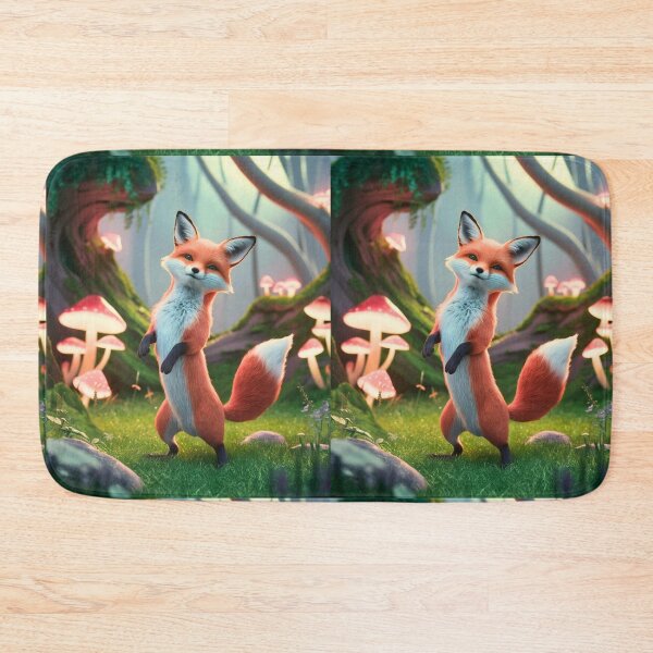 Item preview, Whimsical Fox. Fantasy cute fox, magical forest, enchanting woodland, vintage fox designed and sold by FoxVibes.