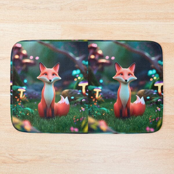 Item preview, Whimsical Fox. Fantasy cute fox, magical forest, enchanting woodland, vintage fox designed and sold by FoxVibes.
