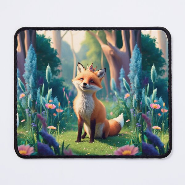 Item preview, Whimsical Fox. Fantasy cute fox, magical forest, enchanting woodland, vintage fox designed and sold by FoxVibes.