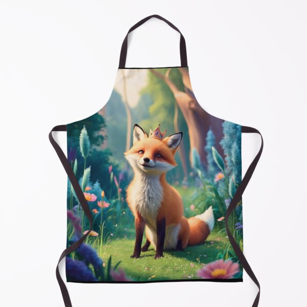 Item preview, Whimsical Fox. Fantasy cute fox, magical forest, enchanting woodland, vintage fox designed and sold by FoxVibes.