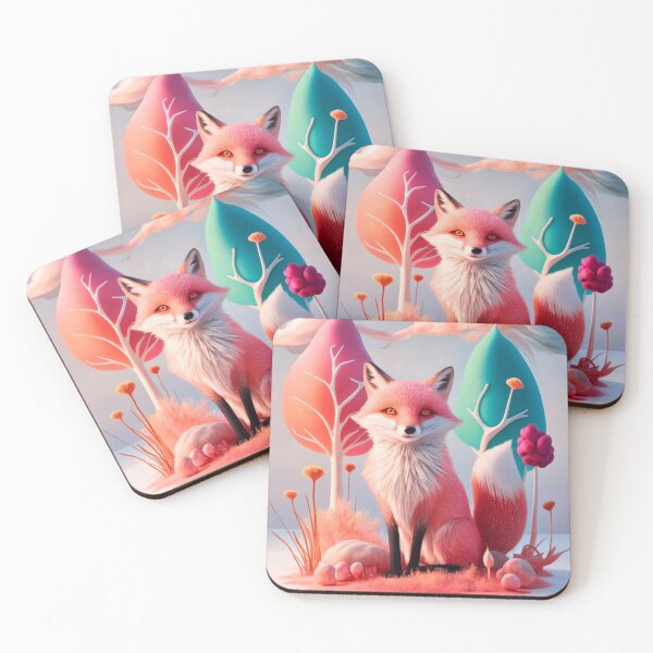 Item preview, Whimsical Fox. Fantasy cute fox, magical forest, enchanting woodland, vintage fox designed and sold by FoxVibes.