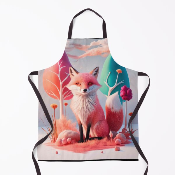 Item preview, Whimsical Fox. Fantasy cute fox, magical forest, enchanting woodland, vintage fox designed and sold by FoxVibes.