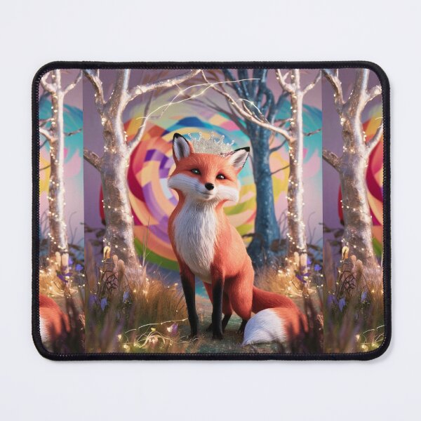 Item preview, Whimsical Fox. Fantasy cute fox, magical forest, enchanting woodland, vintage fox designed and sold by FoxVibes.