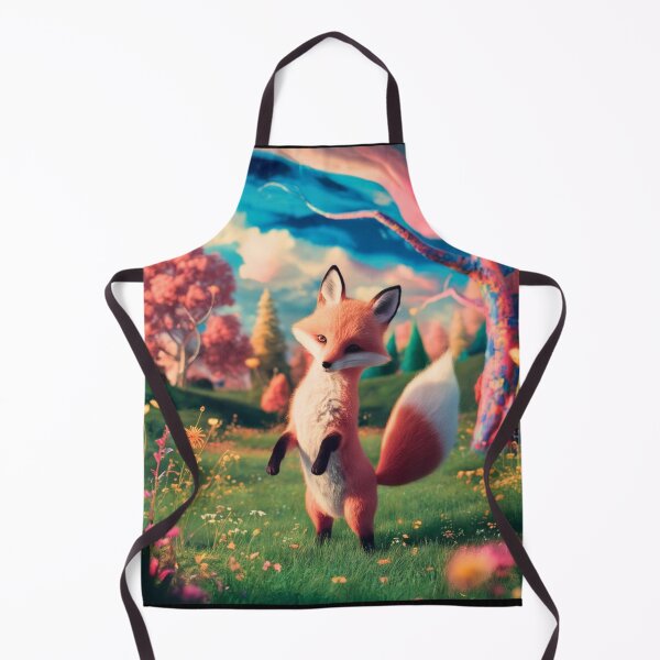 Item preview, Whimsical Fox. Fantasy cute fox, magical forest, enchanting woodland, vintage fox designed and sold by FoxVibes.