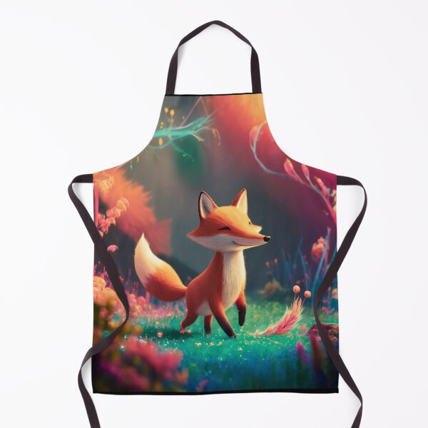 Item preview, Whimsical Fox. Fantasy cute fox, magical forest, enchanting woodland, vintage fox designed and sold by FoxVibes.
