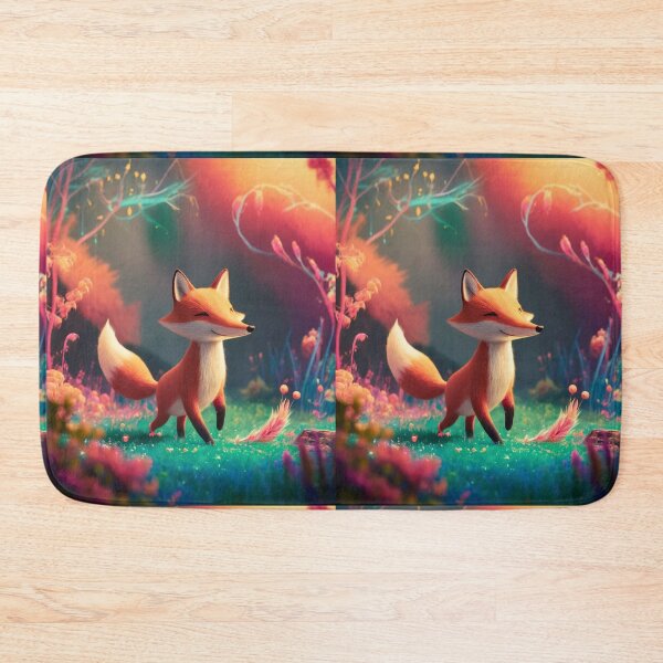 Item preview, Whimsical Fox. Fantasy cute fox, magical forest, enchanting woodland, vintage fox designed and sold by FoxVibes.