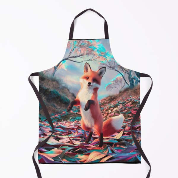 Item preview, Whimsical Fox. Fantasy cute fox, magical forest, enchanting woodland, vintage fox designed and sold by FoxVibes.
