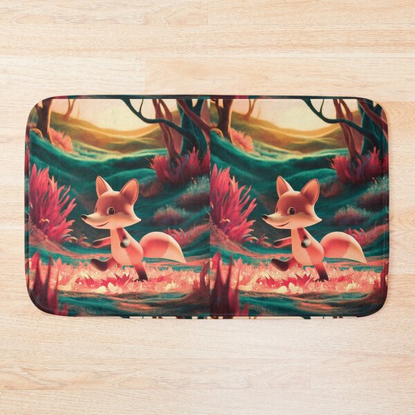 Item preview, Whimsical Fox. Fantasy cute fox, magical forest, enchanting woodland, vintage fox designed and sold by FoxVibes.