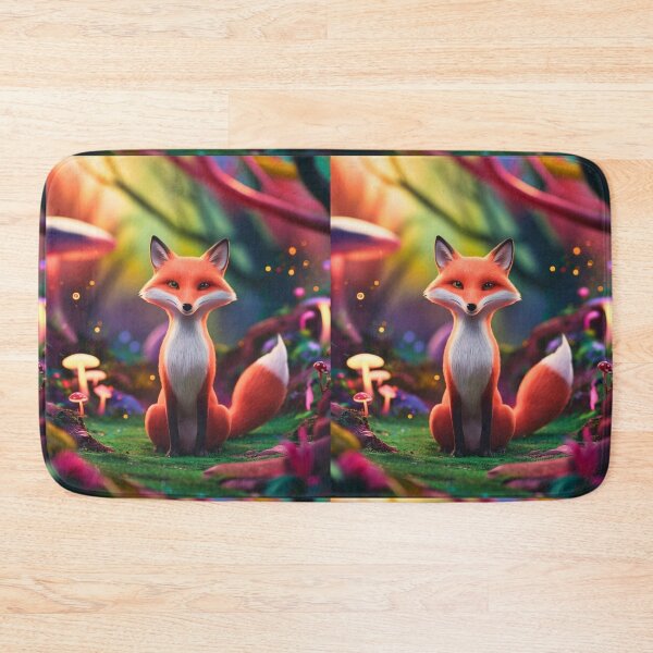Item preview, Whimsical Fox. Fantasy cute fox, magical forest, enchanting woodland, vintage fox designed and sold by FoxVibes.