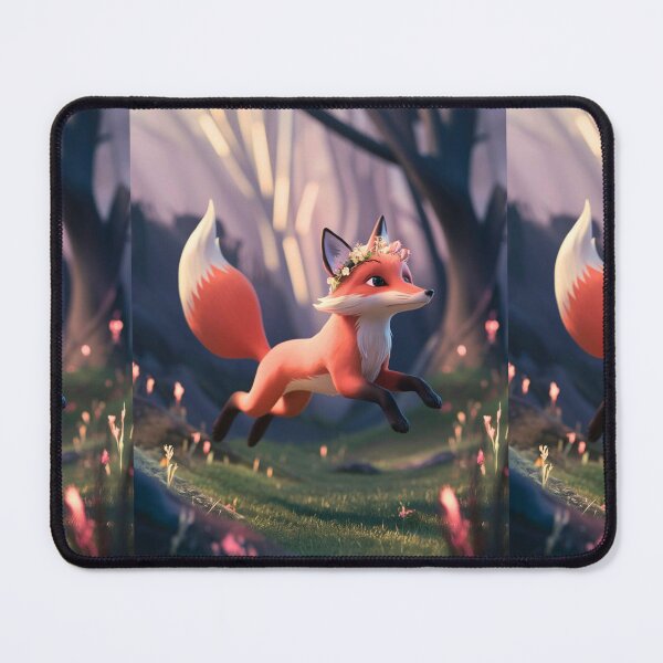 Item preview, Whimsical Fox. Fantasy cute fox, magical forest, enchanting woodland, vintage fox designed and sold by FoxVibes.