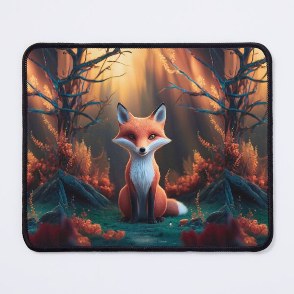 Item preview, Whimsical Fox. Fantasy cute fox, magical forest, enchanting woodland, vintage fox designed and sold by FoxVibes.