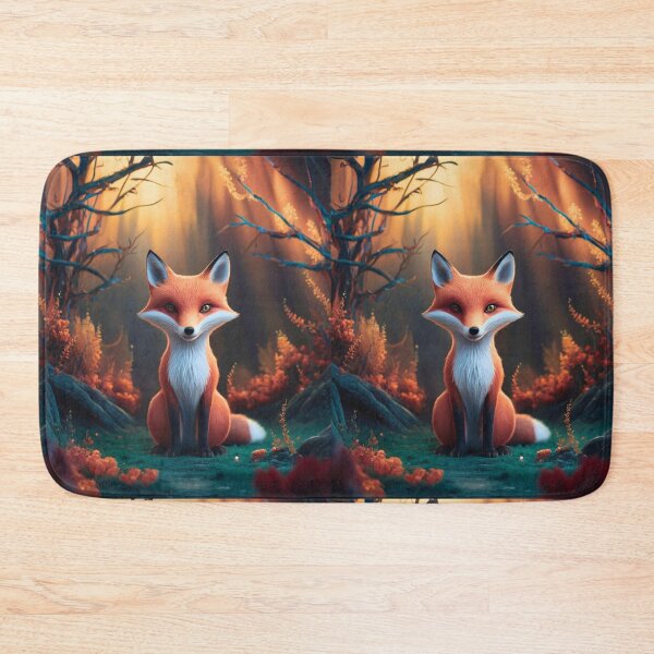 Item preview, Whimsical Fox. Fantasy cute fox, magical forest, enchanting woodland, vintage fox designed and sold by FoxVibes.