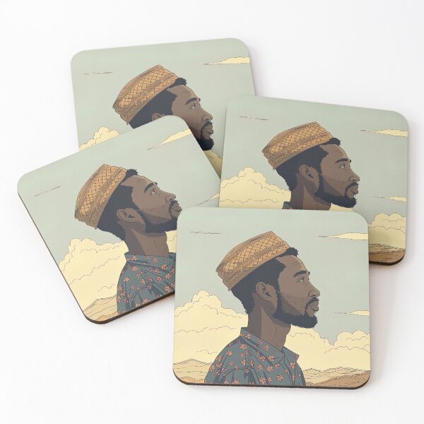 Item preview, Beninese man, portrait | Anime style designed and sold by ComicsFactory.