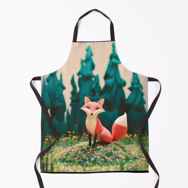 Item preview, Whimsical Fox. Fantasy cute fox, magical forest, enchanting woodland, vintage fox designed and sold by FoxVibes.