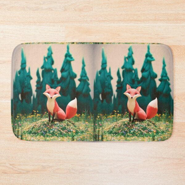 Item preview, Whimsical Fox. Fantasy cute fox, magical forest, enchanting woodland, vintage fox designed and sold by FoxVibes.