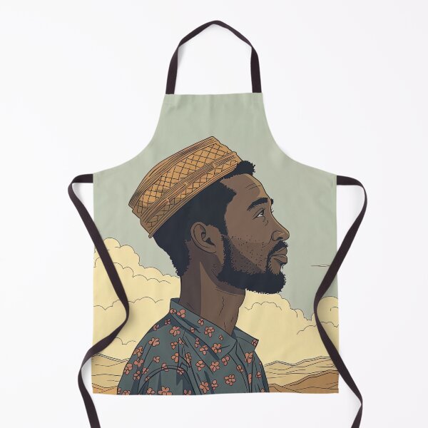 Item preview, Beninese man, portrait | Anime style designed and sold by ComicsFactory.