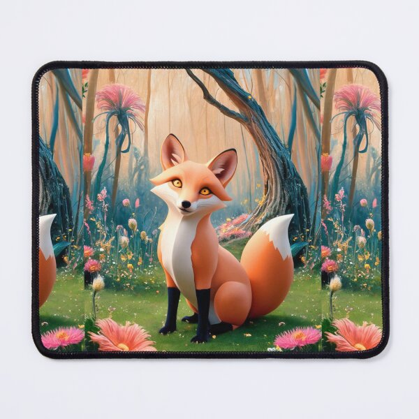 Item preview, Whimsical Fox. Fantasy cute fox, magical forest, enchanting woodland, vintage fox designed and sold by FoxVibes.