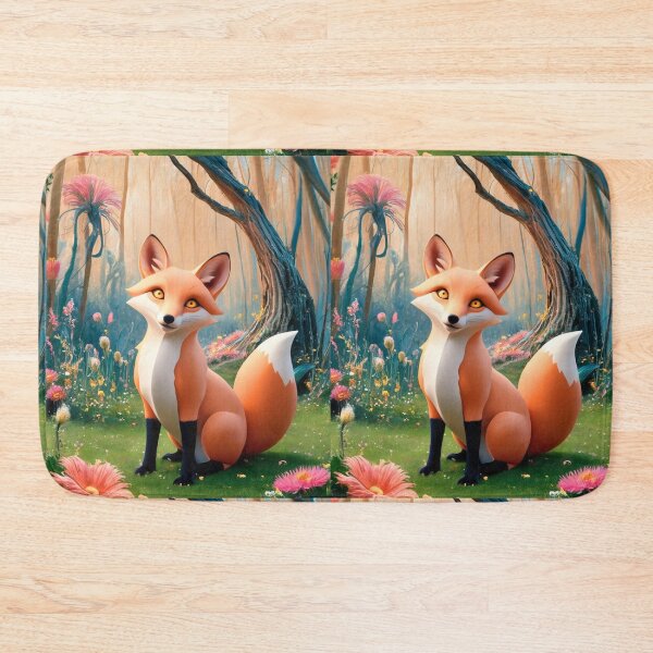 Item preview, Whimsical Fox. Fantasy cute fox, magical forest, enchanting woodland, vintage fox designed and sold by FoxVibes.