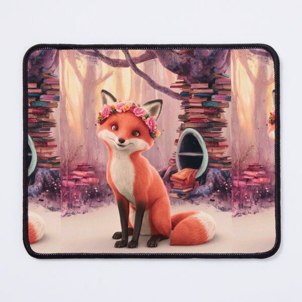Item preview, Whimsical Fox. Fantasy cute fox, magical forest, enchanting woodland, vintage fox designed and sold by FoxVibes.
