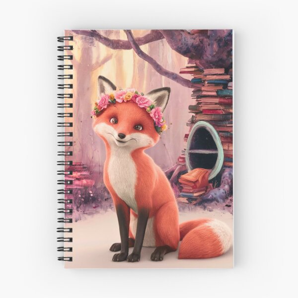 Item preview, Whimsical Fox. Fantasy cute fox, magical forest, enchanting woodland, vintage fox designed and sold by FoxVibes.