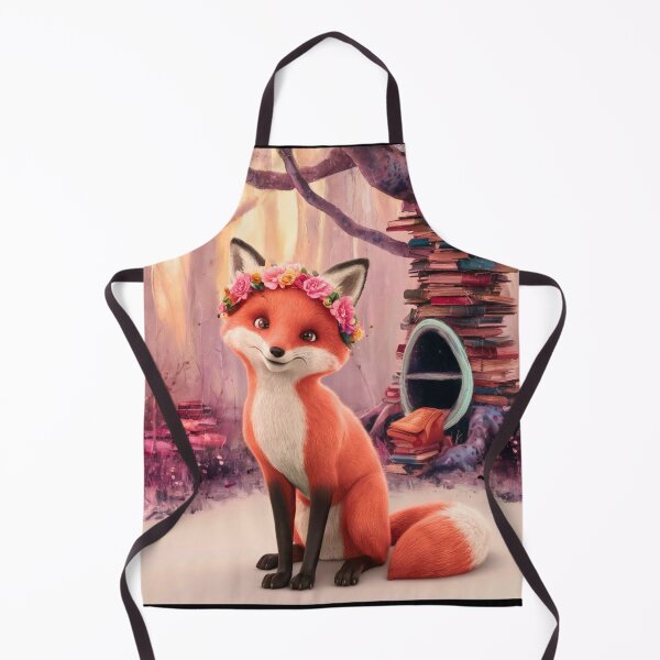 Item preview, Whimsical Fox. Fantasy cute fox, magical forest, enchanting woodland, vintage fox designed and sold by FoxVibes.