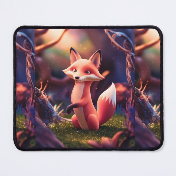 Item preview, Whimsical Fox. Fantasy cute fox, magical forest, enchanting woodland, vintage fox designed and sold by FoxVibes.