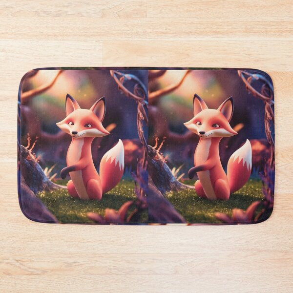 Item preview, Whimsical Fox. Fantasy cute fox, magical forest, enchanting woodland, vintage fox designed and sold by FoxVibes.