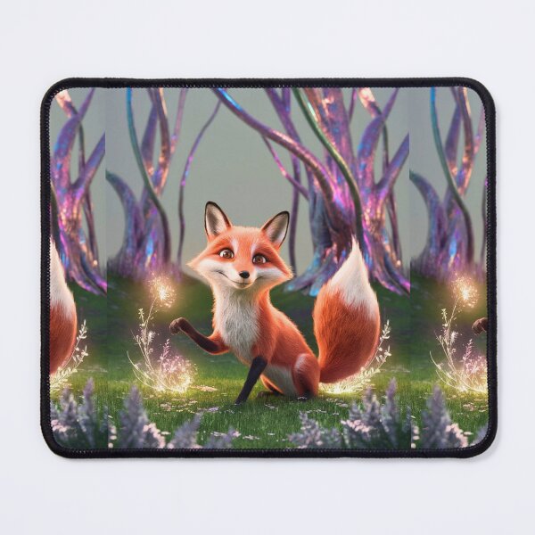 Item preview, Whimsical Fox. Fantasy cute fox, magical forest, enchanting woodland, vintage fox designed and sold by FoxVibes.
