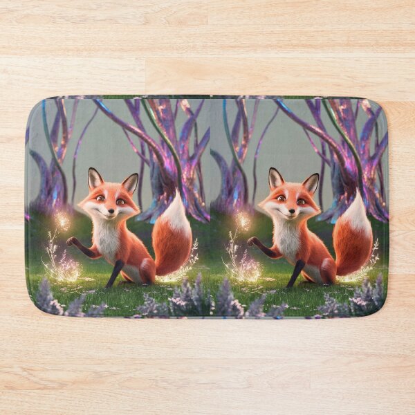 Item preview, Whimsical Fox. Fantasy cute fox, magical forest, enchanting woodland, vintage fox designed and sold by FoxVibes.