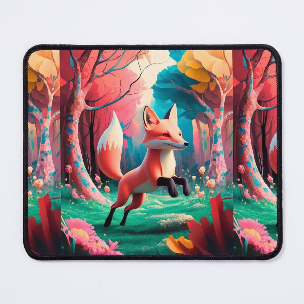 Item preview, Whimsical Fox. Fantasy cute fox, magical forest, enchanting woodland, vintage fox designed and sold by FoxVibes.