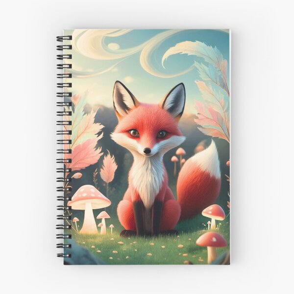 Item preview, Whimsical Fox. Fantasy cute fox, magical forest, enchanting woodland, vintage fox designed and sold by FoxVibes.
